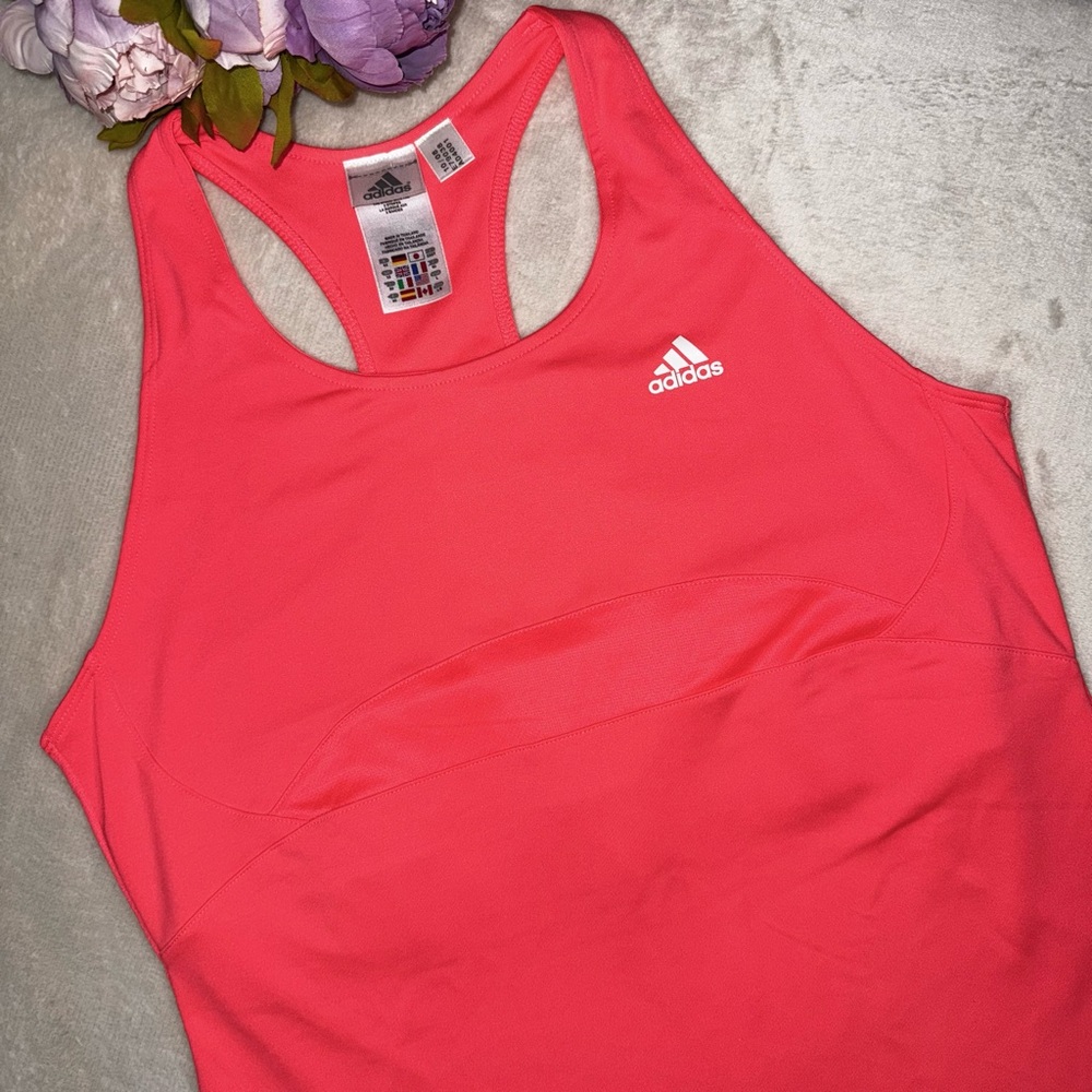 FINAL PRICE!! Adidas Bright Coral Athletic Tank Top